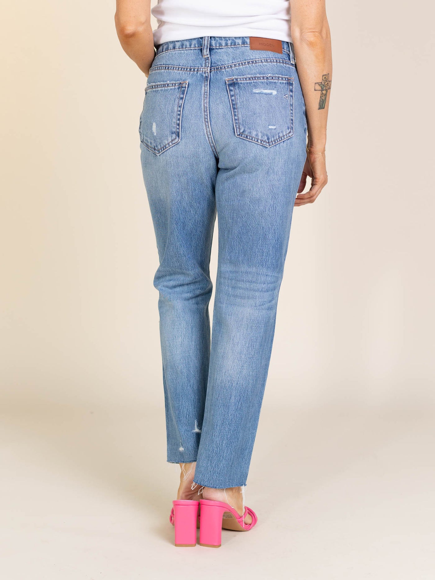 straight denim