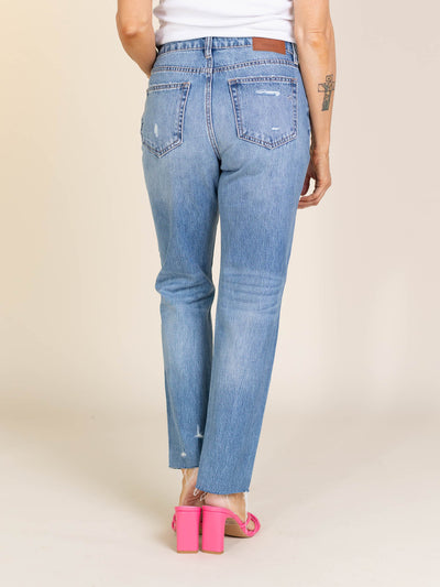straight denim