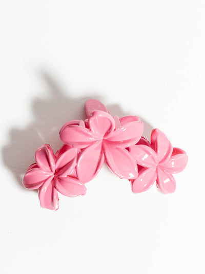 pink hair clip