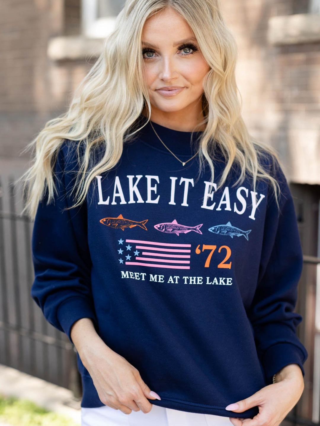Lake It Easy Mockneck Sweatshirt