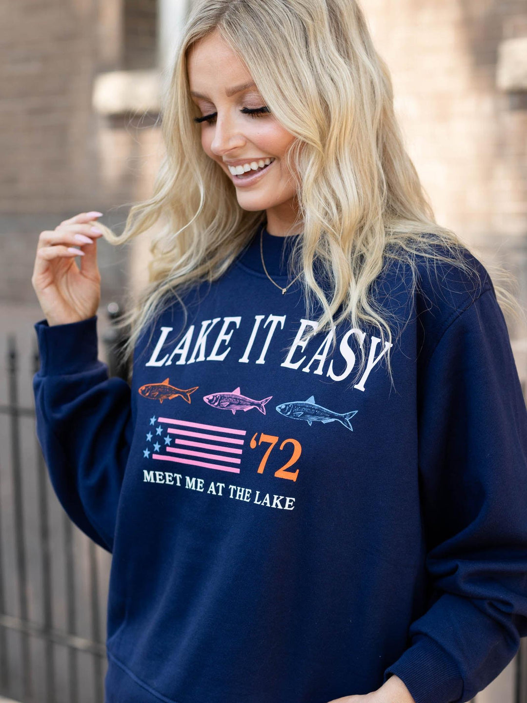 Lake It Easy Mockneck Sweatshirt