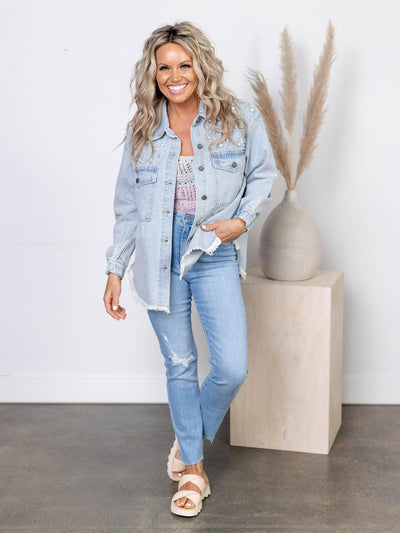 denim shirt jacket