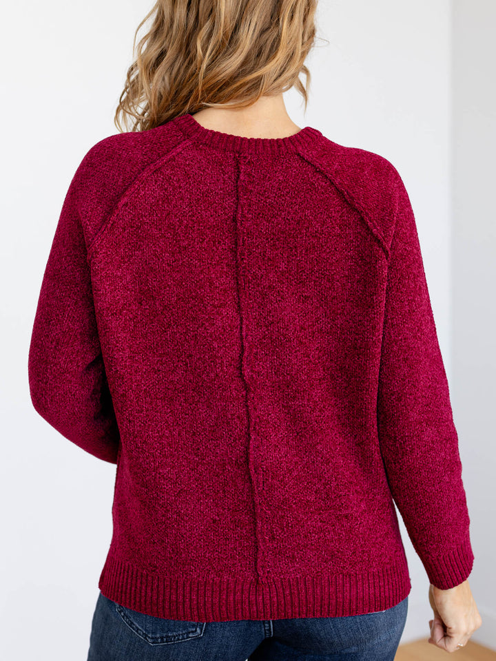 rich wine soft sweater
