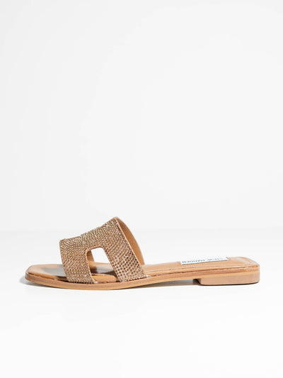 brown glitz sandal
