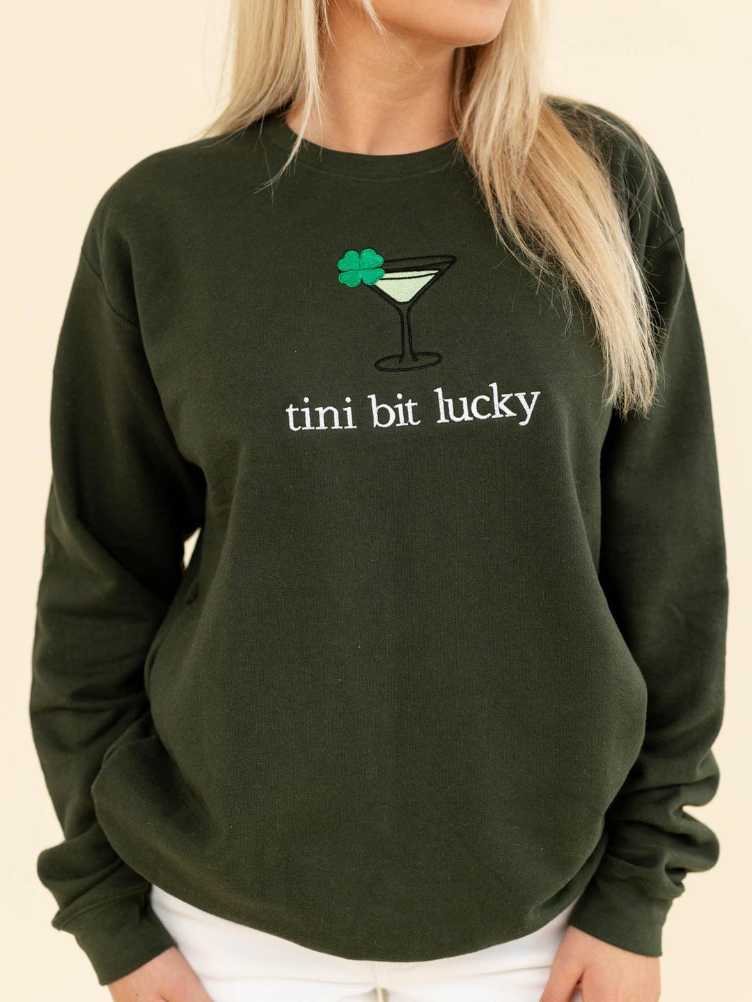 tini bit lucky sweatshirt
