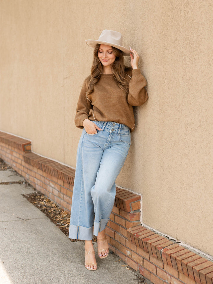 light wash denim