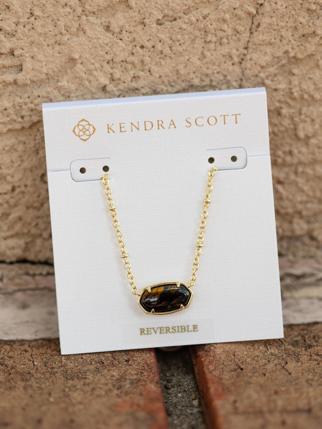 Kendra Scott Tiger Striped Elisa Necklace
