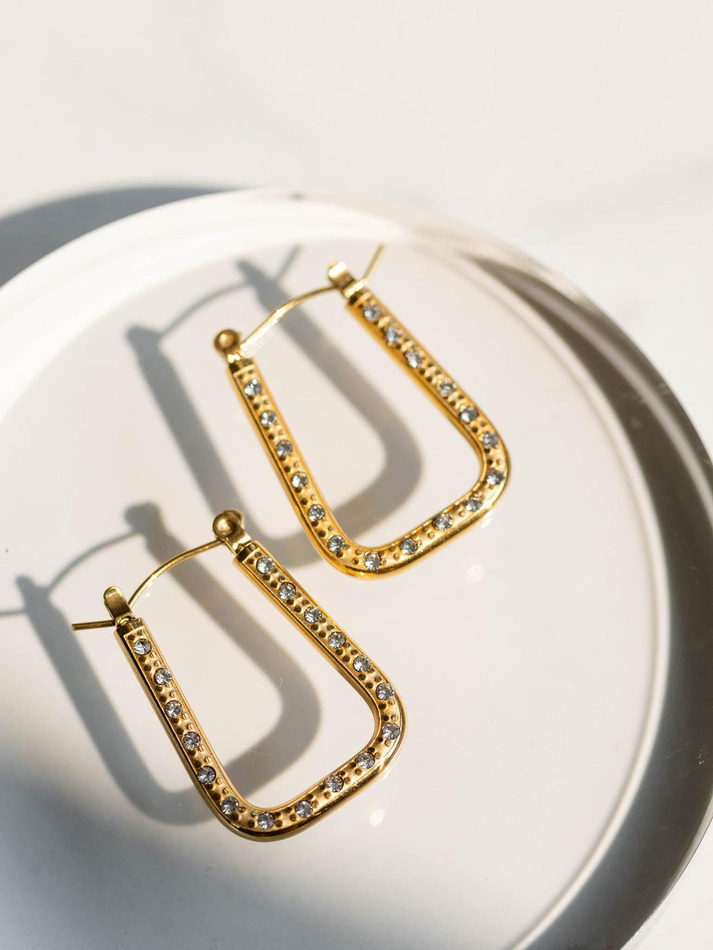 square hoop earrings