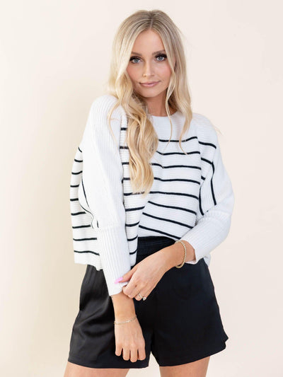 stripe sweater