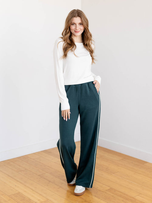 DoubleLUXE Piping Straight Leg