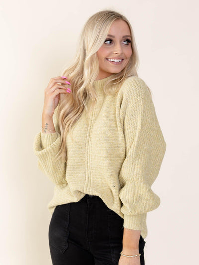 yellow swaeter