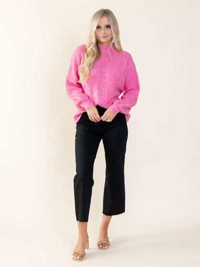 hot pink sweater