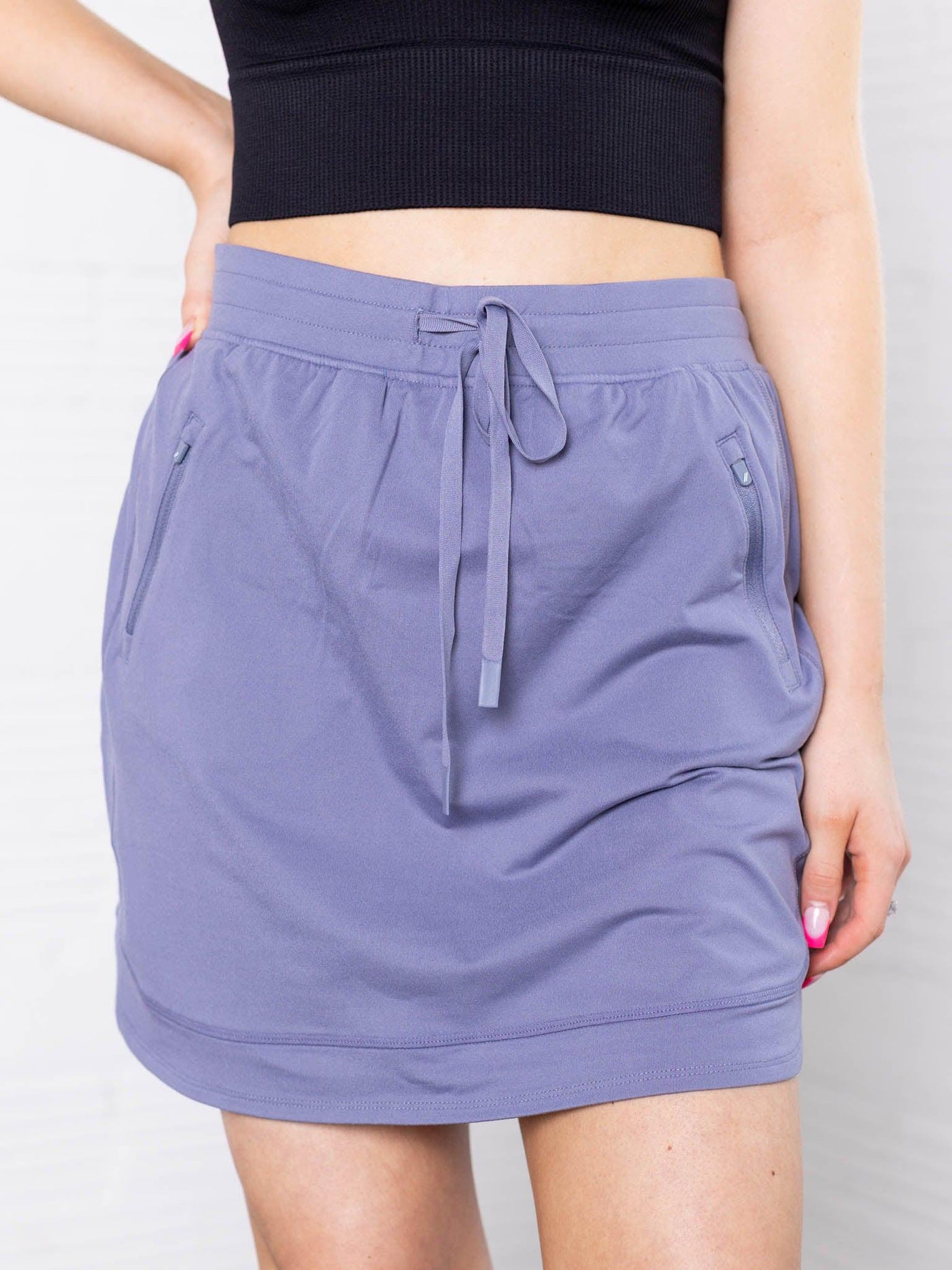 drawstring waist shorts