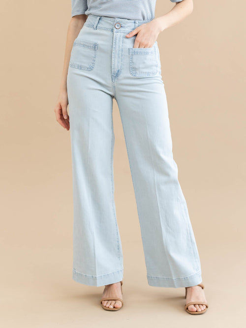 long denim bottoms