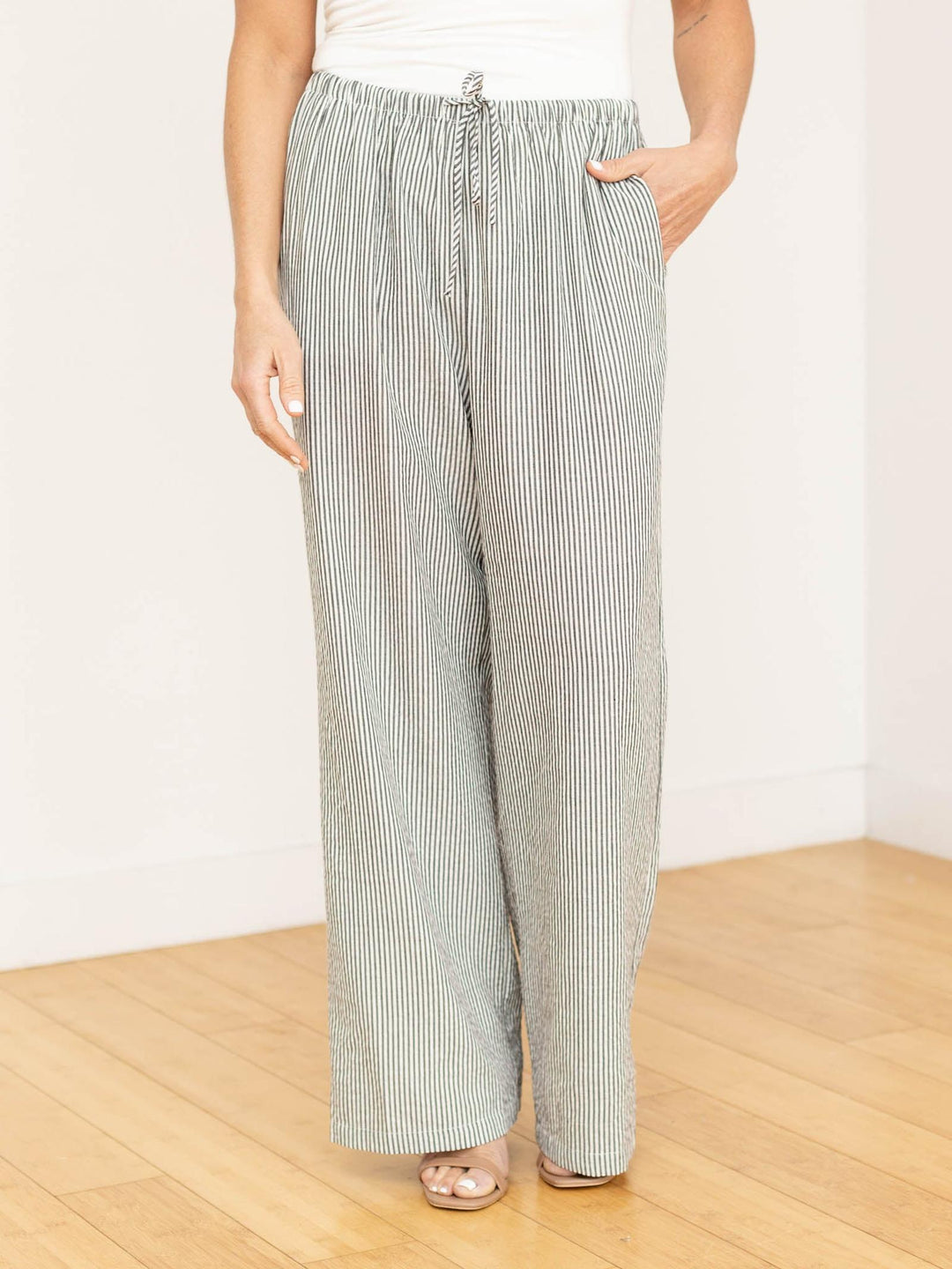 striped pants