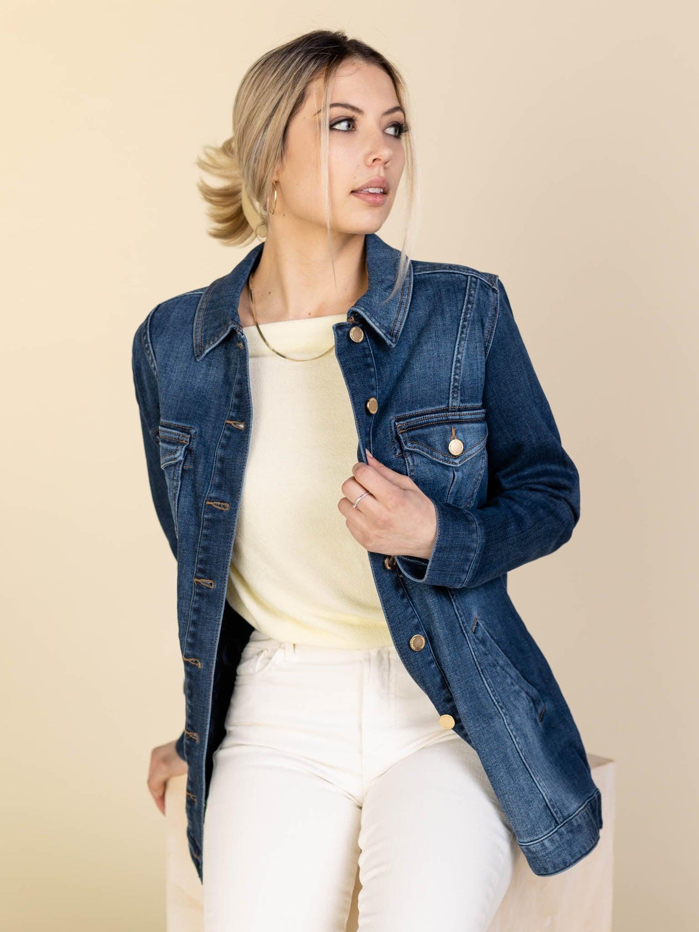denim shacket