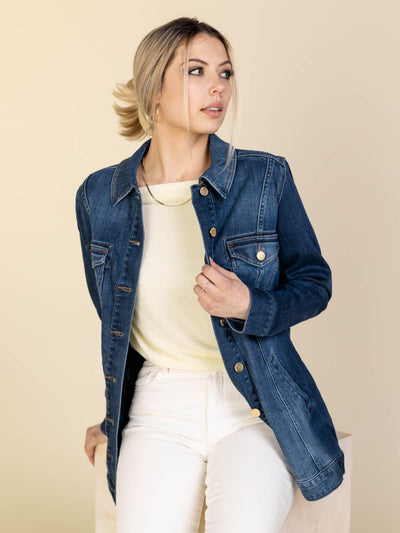 denim shacket