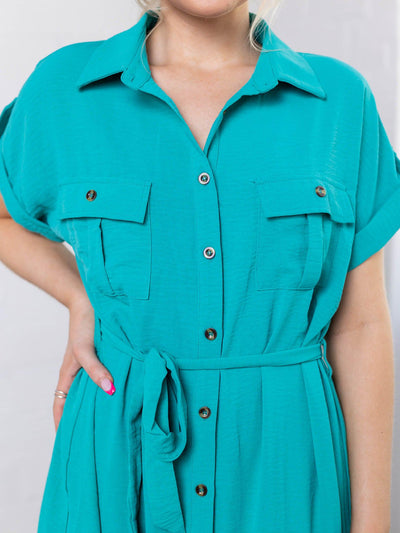 collared shirt dress