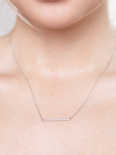 silver necklace
