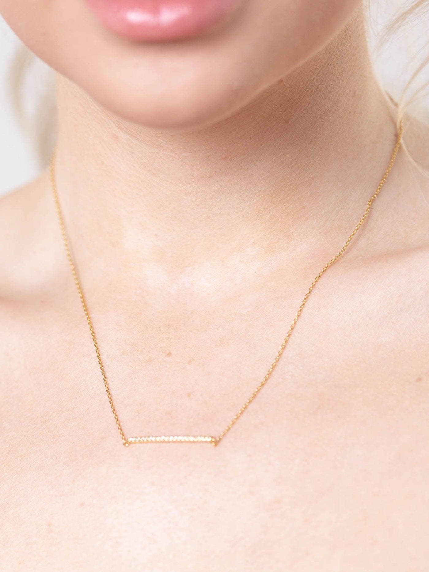 gold necklace