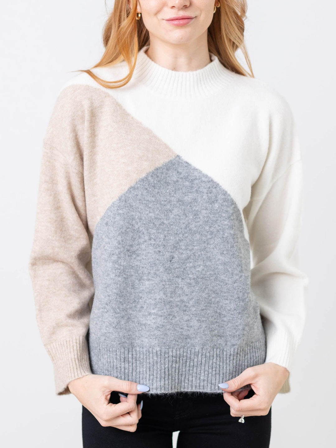 asymmetrical sweater