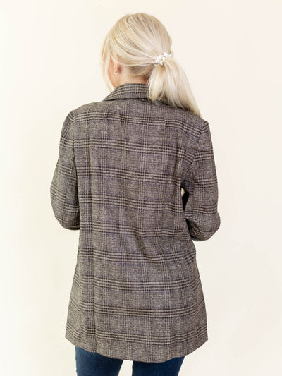 brown blazer