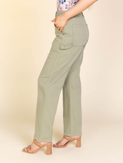 light green straight leg utility