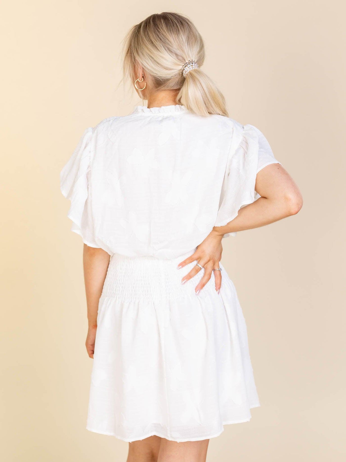 short sleeve mini dress