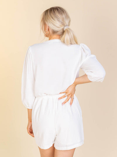 woven romper