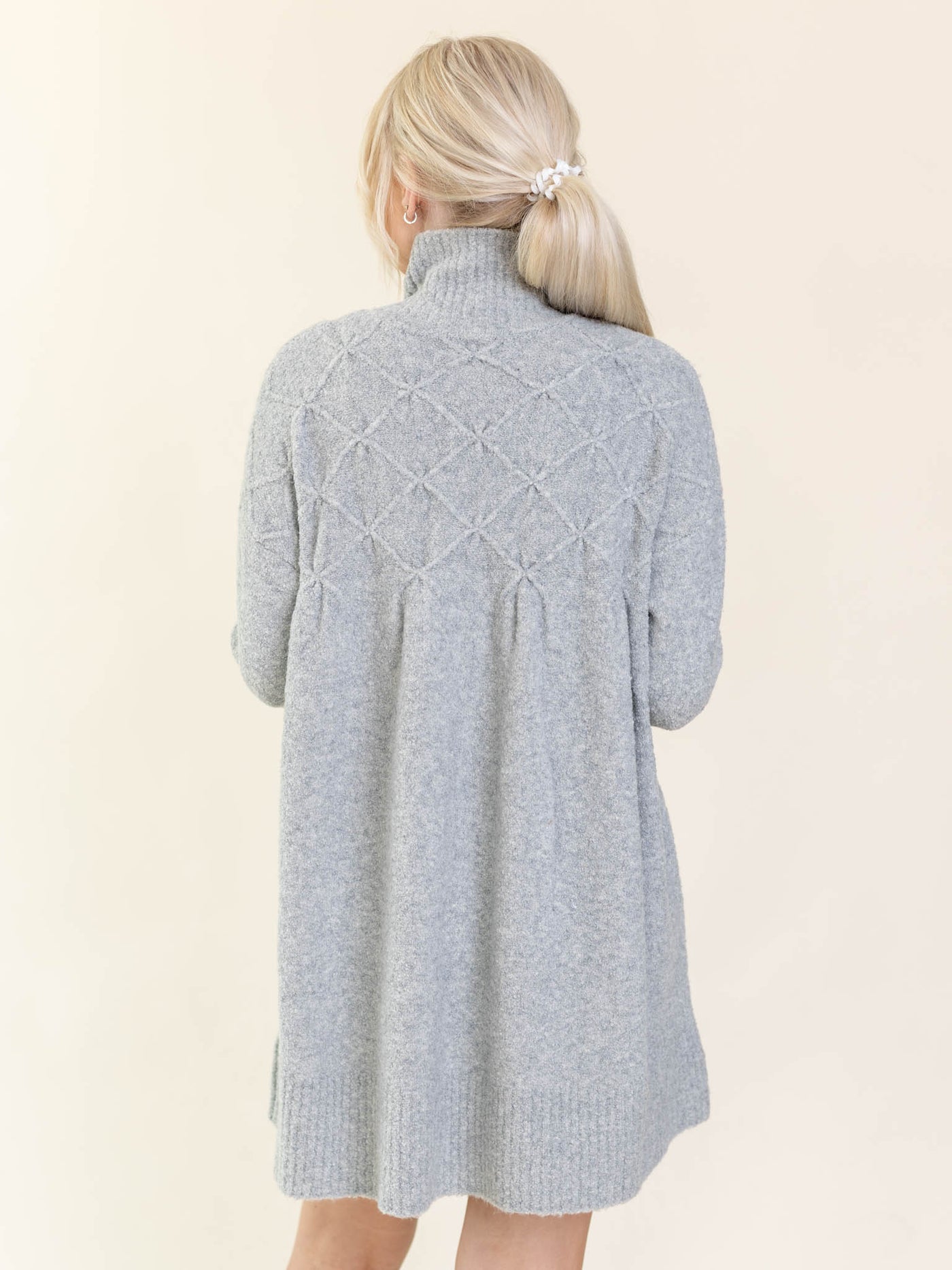 free people light grey sweater dress