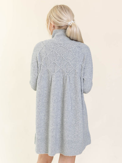free people light grey sweater dress