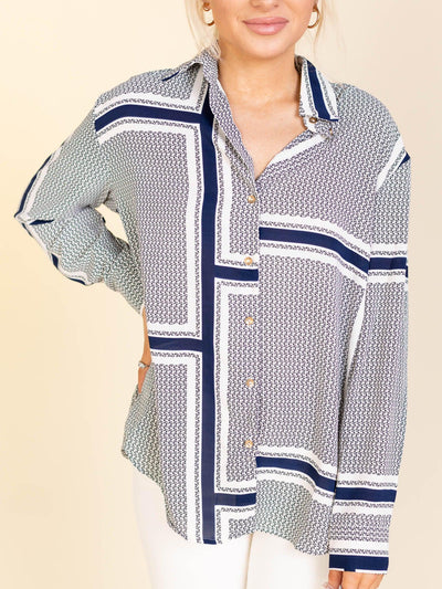 button front blouse