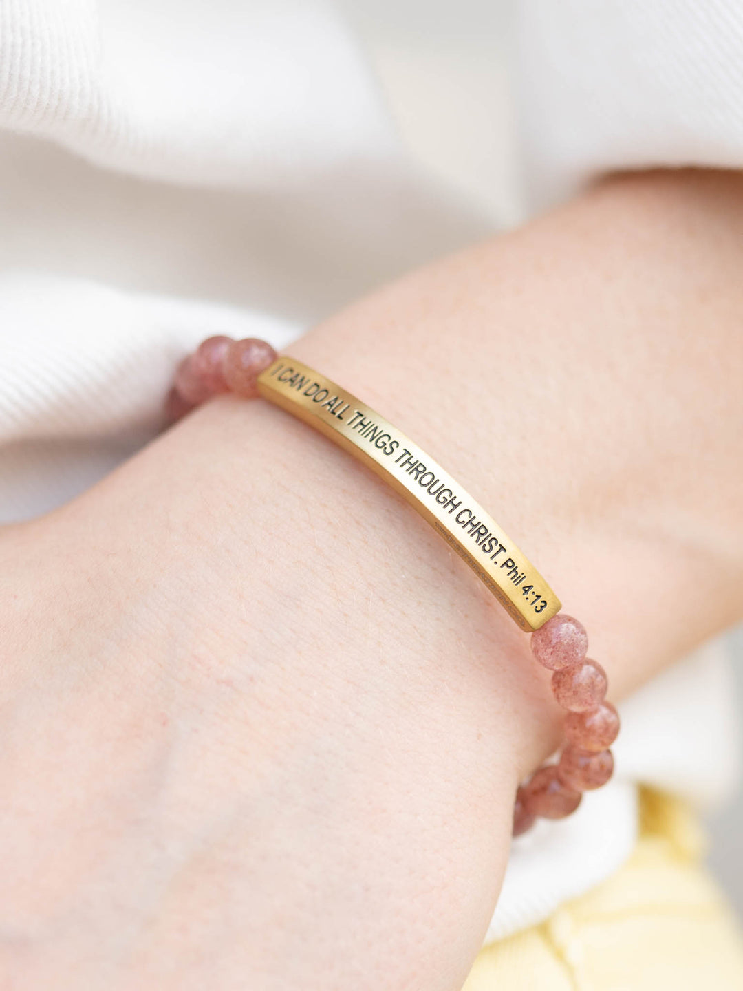 I Can Do All Things Stone Bracelet