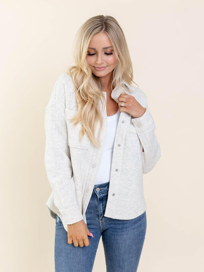 collared boxy jacket