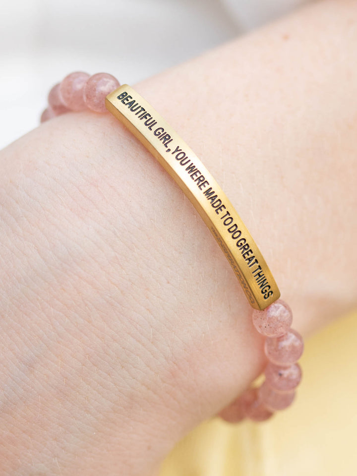 Beautiful Girl Stone Bracelet