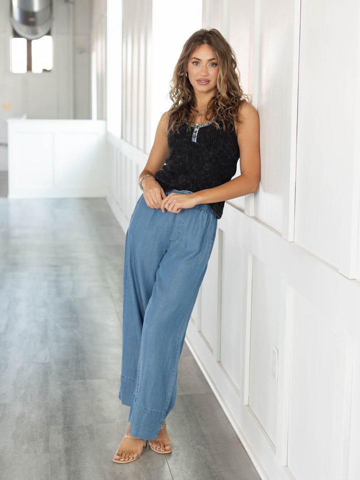 flowy non-denim pants