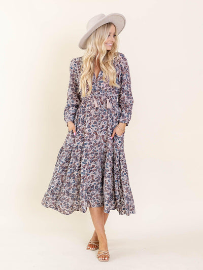 floral midi dress