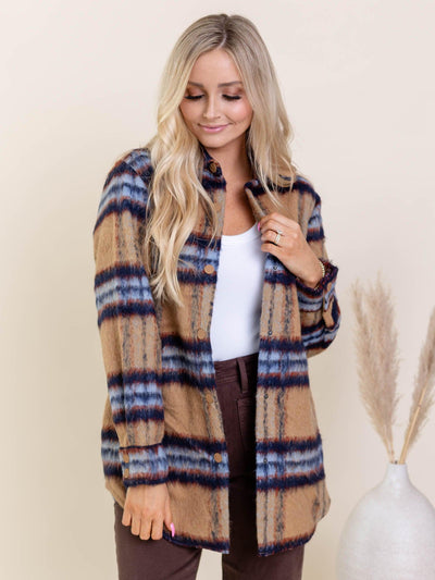 fuzzy shacket
