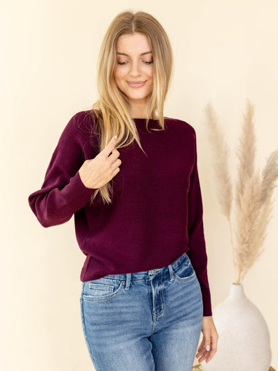 purple dolman top