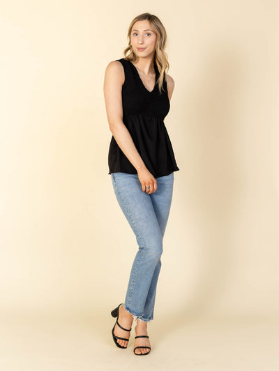 solid black tank