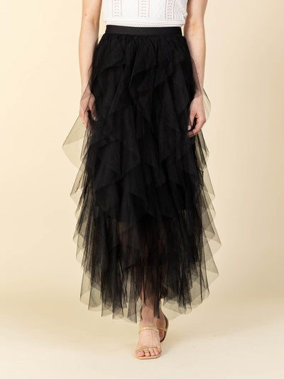 black tulle skirt