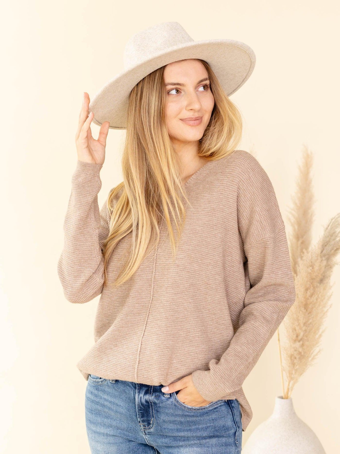 center seam long sleeve