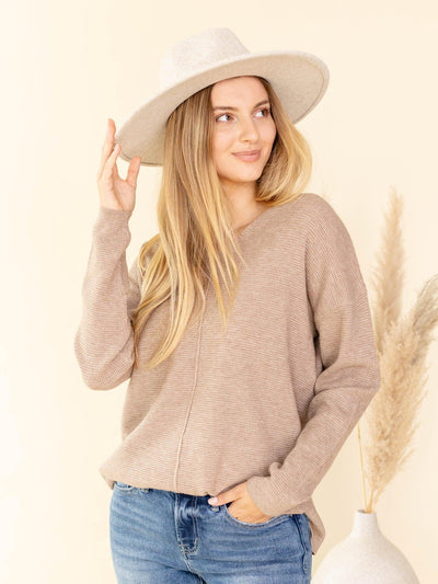 center seam long sleeve