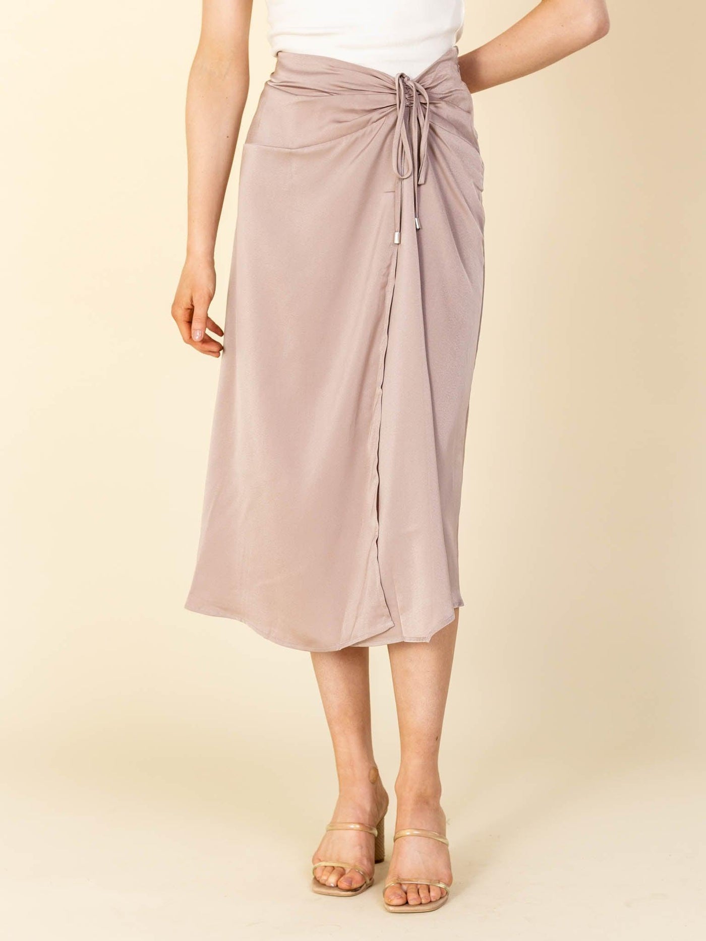 side tie skirt