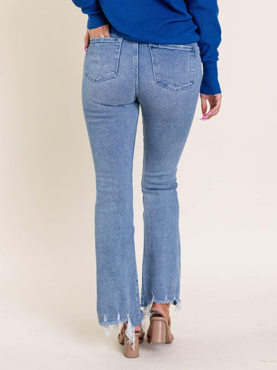 high rise denim