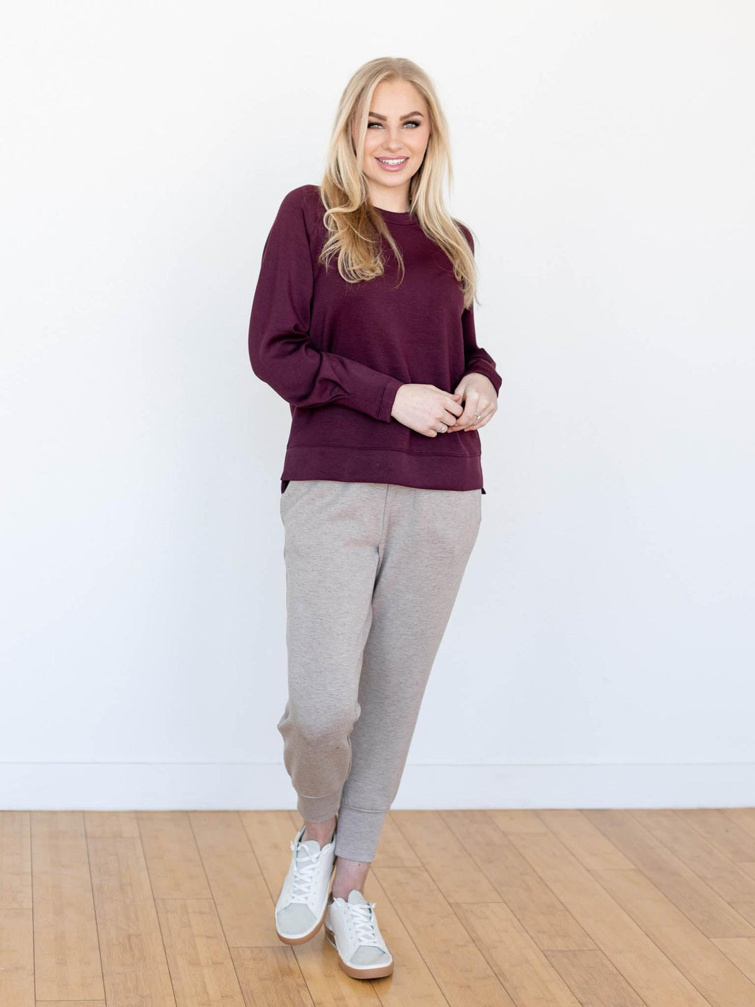purple varley sweater