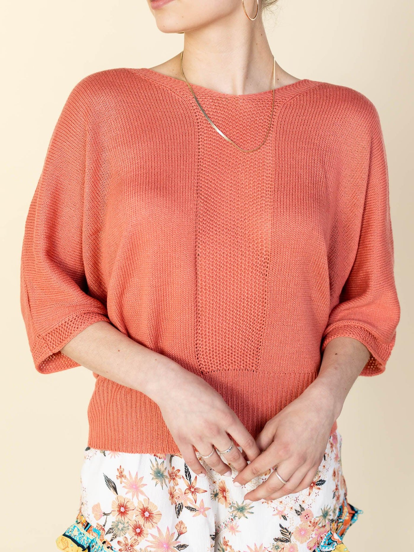 knit dolman top