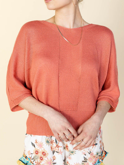 knit dolman top