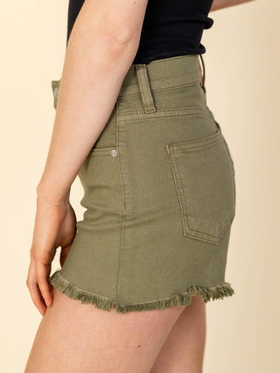 olive shorts