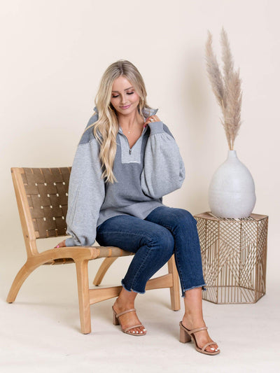 raw edging pullover